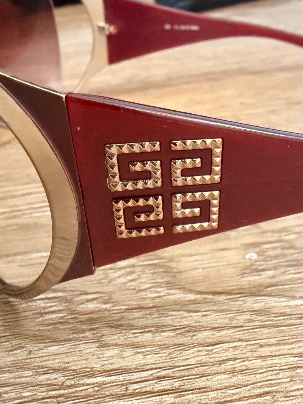 Givenchy Women's Shield Sunglasses - Burgundy Gradient Lenses - Picture 3 of 5